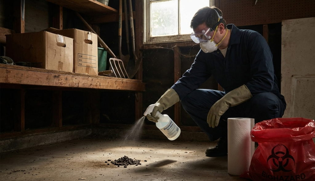 How to Clean Up Rodent Droppings to Avoid Hantavirus